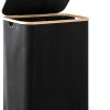 iEGrow Foldable Laundry Hamper Bamboo Handle 150L Storage-0