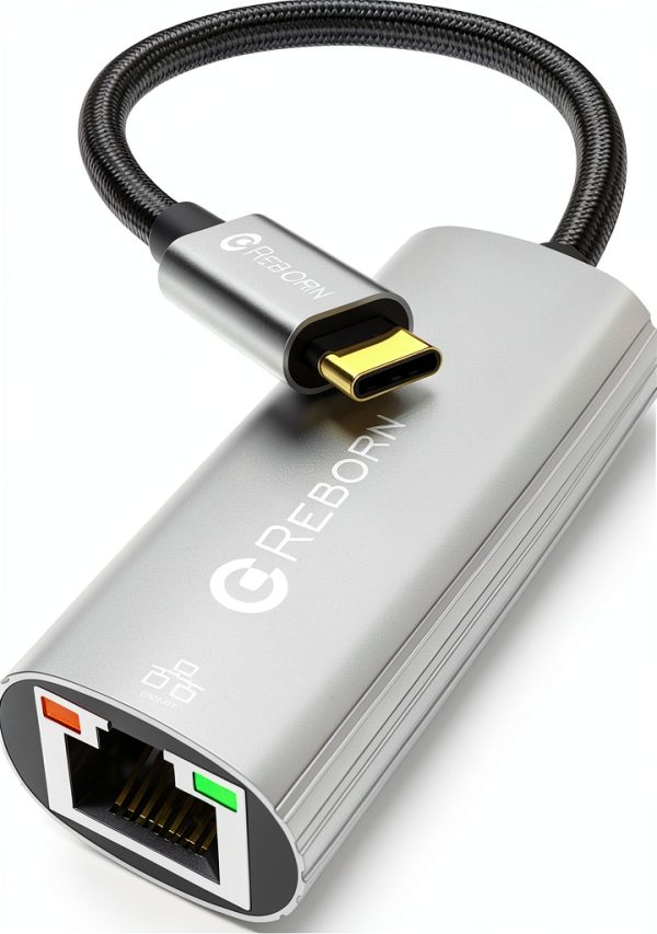 Reborn USB C to Ethernet Adapter Fast Connectivity-0