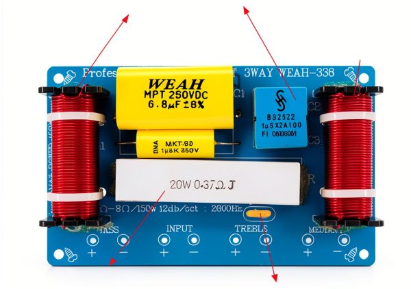 3 Way Crossover DriSentri Metal Plastic Design-2