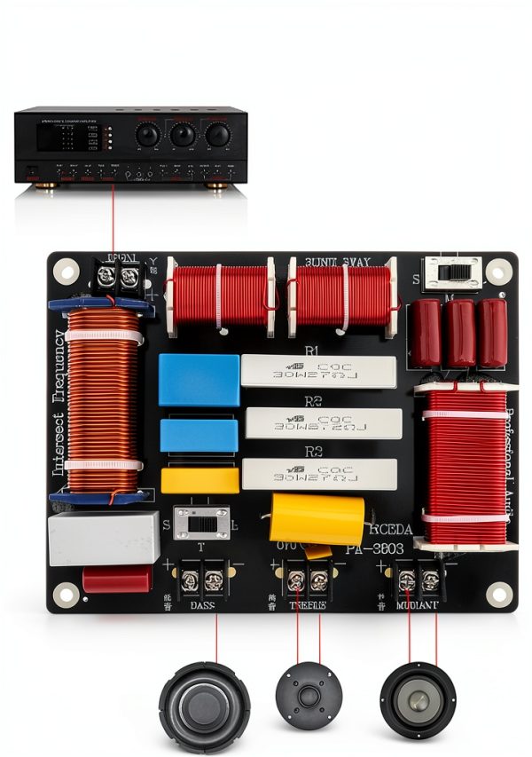 Audio Divider DriSentri Component Treble Alto Bass-1