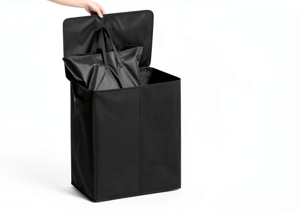 WOWLIVE Laundry Hamper Oxford Fabric Removable Liner Dorm-3