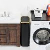 SpaceAid Laundry Hamper Bamboo Waterproof Slim Design-2