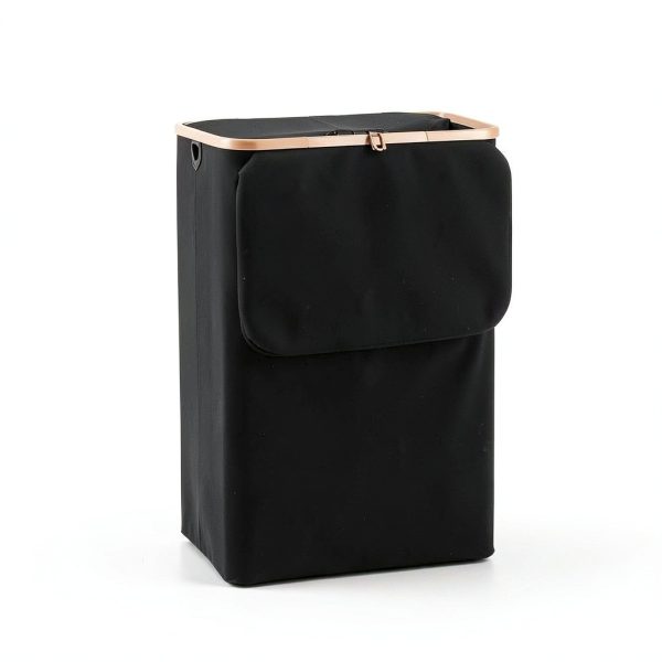 iEGrow Foldable Laundry Hamper Bamboo Handle 150L Storage-4