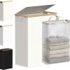 Efluky Laundry Hamper Modern Oxford Fabric Dustproof Basket-0