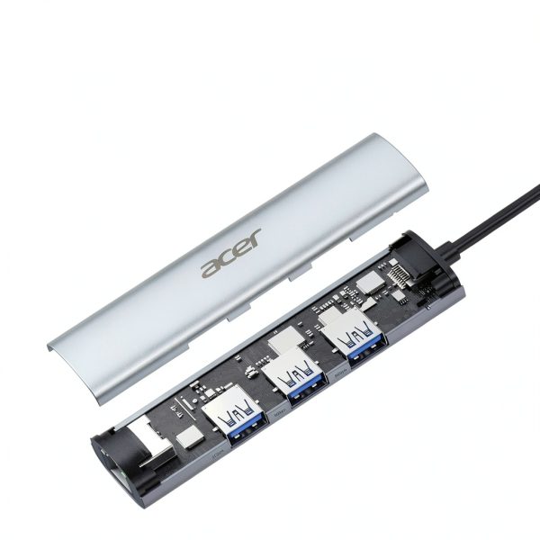 USB C Ethernet Hub Acer Dual Port Aluminum Design-7