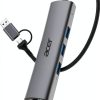 USB C Ethernet Hub Acer Dual Port Aluminum Design-0