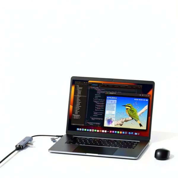 USB C Ethernet Hub Acer Dual Port Aluminum Design-1