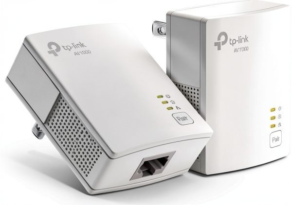 TP-Link AV1000 Powerline Ethernet Adapter Kit-0