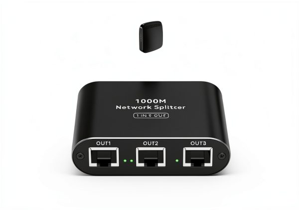 Ethernet Splitter THXCDBID 3‑Way RJ45 LAN Adapter-4