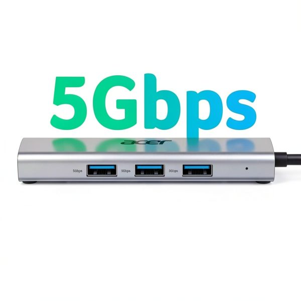 USB C Ethernet Hub Acer Dual Port Aluminum Design-3
