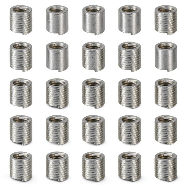 HARFINGTON M4 x 0.7 x 2D 8mm Stainless Steel Helical Thread Insert-0