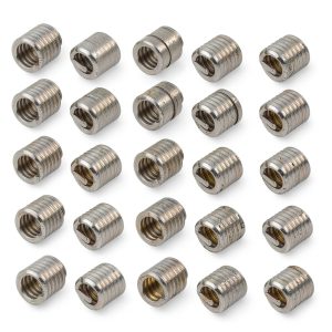 uxcell #6-32x0.276 304 steel helical thread insert 25pcs-0