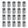 PATIKIL Thread Inserts 1/4-20 UNC 2.5D 16mm 20Pcs 304 Stainless Steel-0