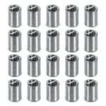 PATIKIL Thread Inserts 1/4-20 UNC 2.5D 16mm 20Pcs 304 Stainless Steel-0