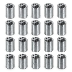 PATIKIL Thread Inserts 1/4-20 UNC 2.5D 16mm 20Pcs 304 Stainless Steel-0