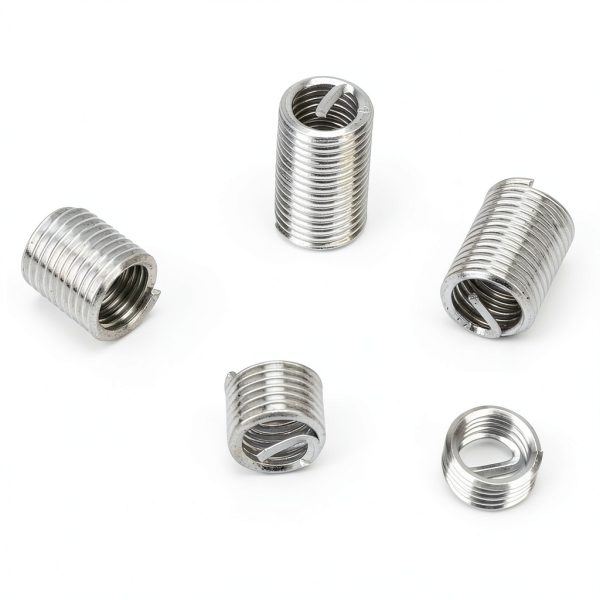 80Pcs M8x1.25 Threaded Inserts, Stainless Steel Thread Drill Repair Insert Sleeve with Storage Box-4