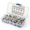 80Pcs M8x1.25 Threaded Inserts, Stainless Steel Thread Drill Repair Insert Sleeve with Storage Box-1