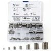 Wire Screw Sleeve Thread Repair Inserts Kit Zovfam Steel M3-M12 140pcs-0