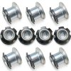 Metal Threaded Star Insert 10pcs for 3/4" Tubing - JJHXSM Spring Steel-1