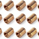 M6 x 1mm x 2D 304 Stainless Steel Wire Thread Inserts 20pcs Silver-0
