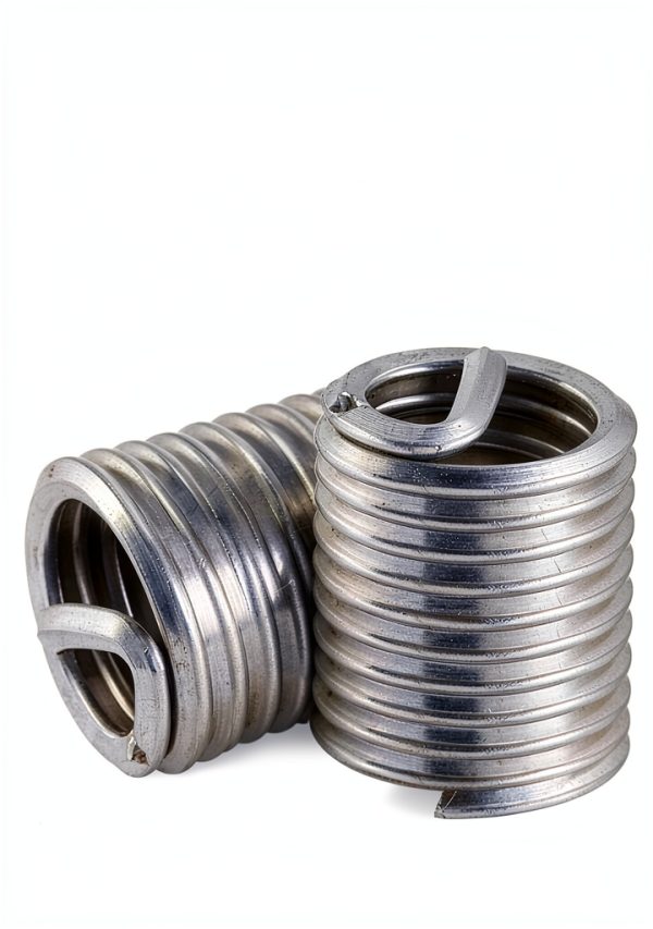 M6 x 1mm x 2D 304 Stainless Steel Wire Thread Inserts 20pcs Silver-2